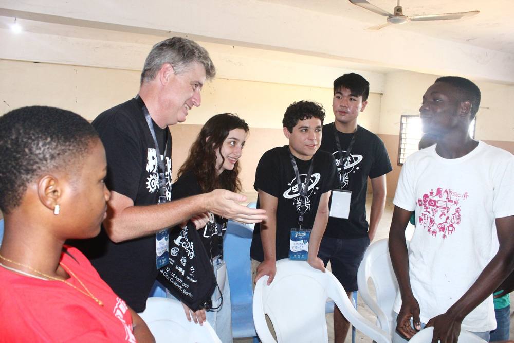 Mentors de San Diego avec les élèves