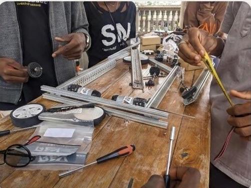 Mesures et montage des roues du robot 2026