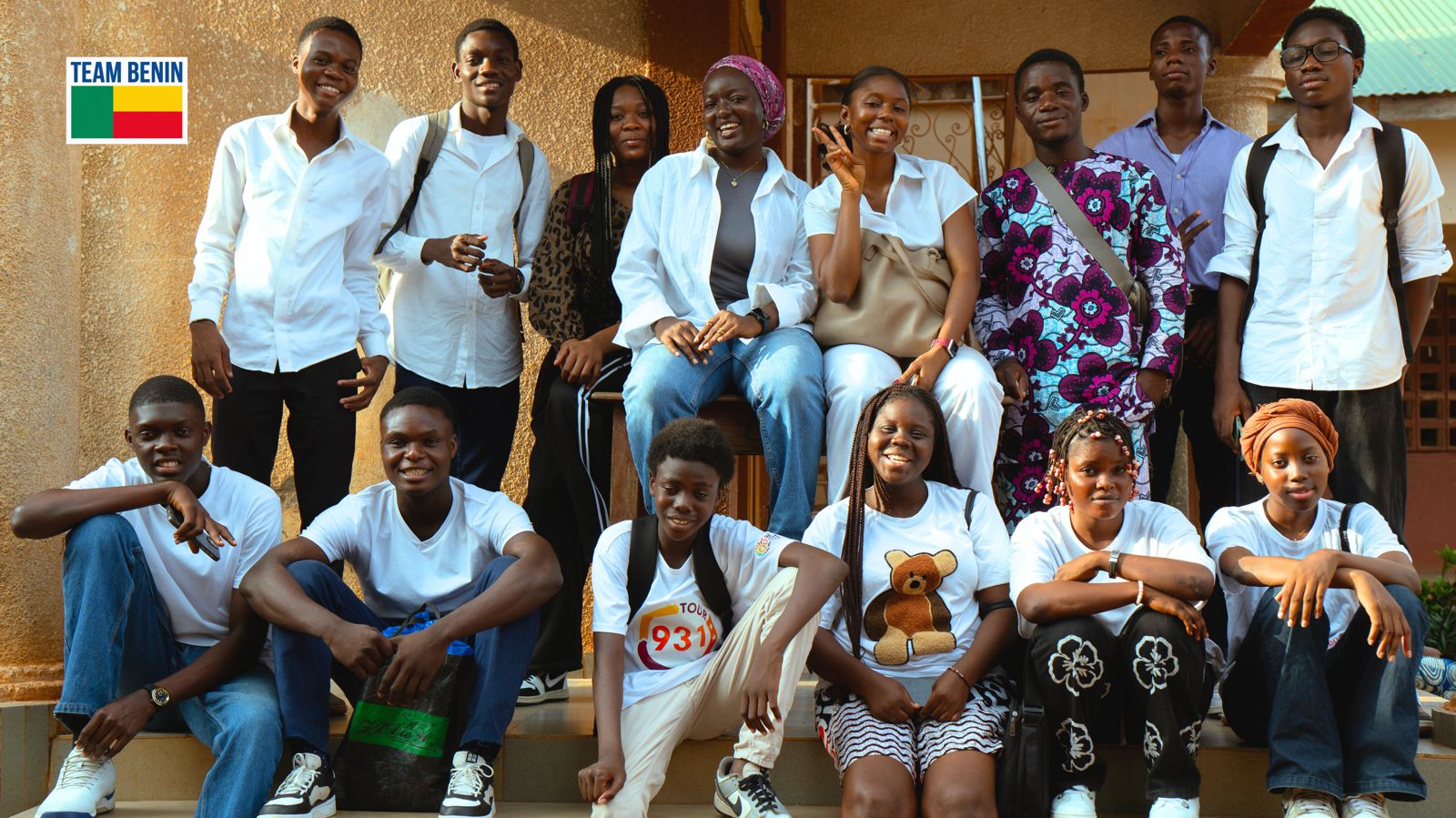 Élèves et équipe d’encadrement de la Team Benin réunis au Bénin pour la saison 2026