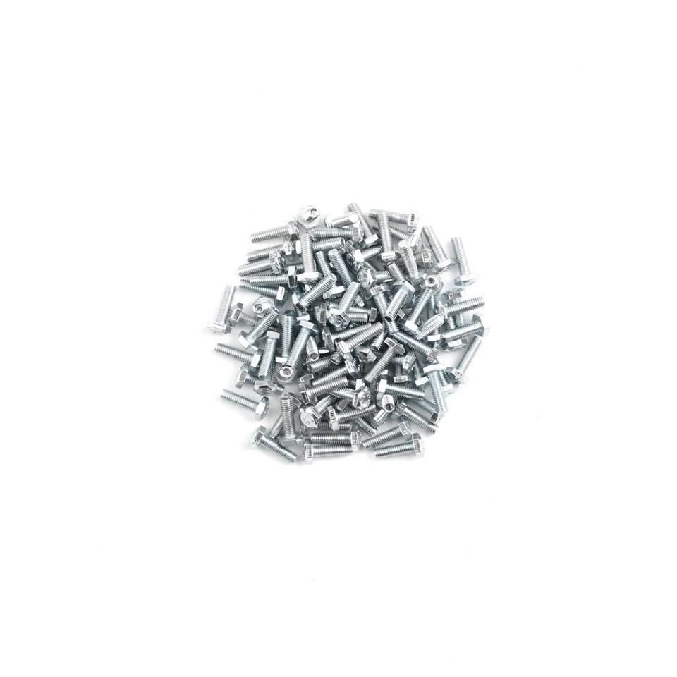 Vis M3 à tête hexagonale, longueur 6 mm — lot de 100