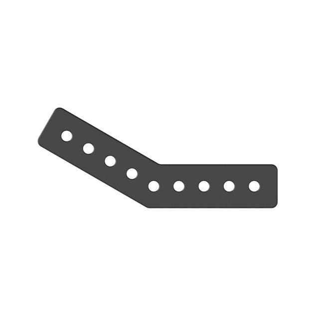 Équerre plastique 150° de 15 mm — lot de 6