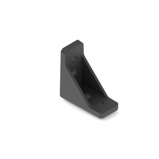 Équerre intérieure plastique 15 mm — lot de 8