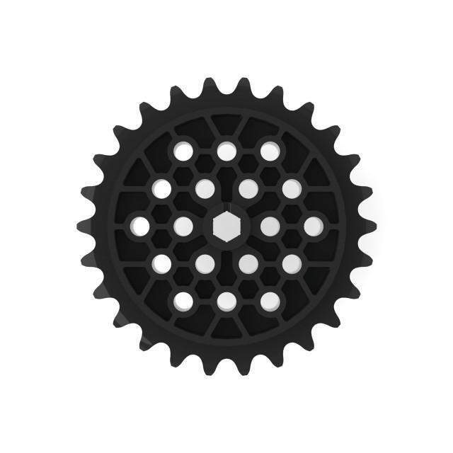 Pignon pour chaîne no 25, 26 dents — lot de 4