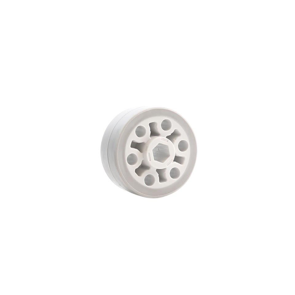 Petite roue adhérente de 1 po, axe hexagonal 5 mm — lot de 4