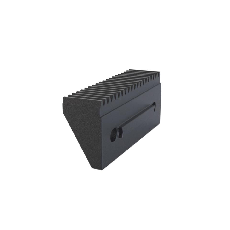 Crémaillère plastique à angle droit, 22 dents — lot de 8