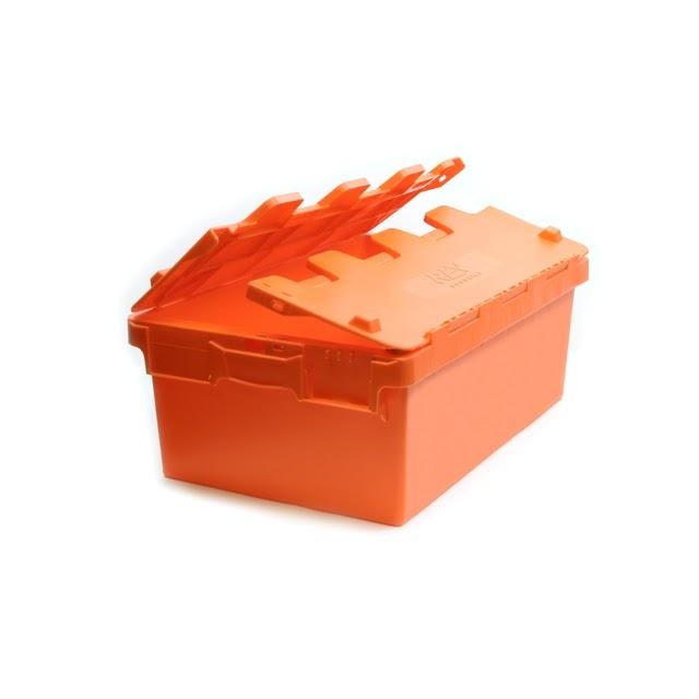 Bac de rangement orange