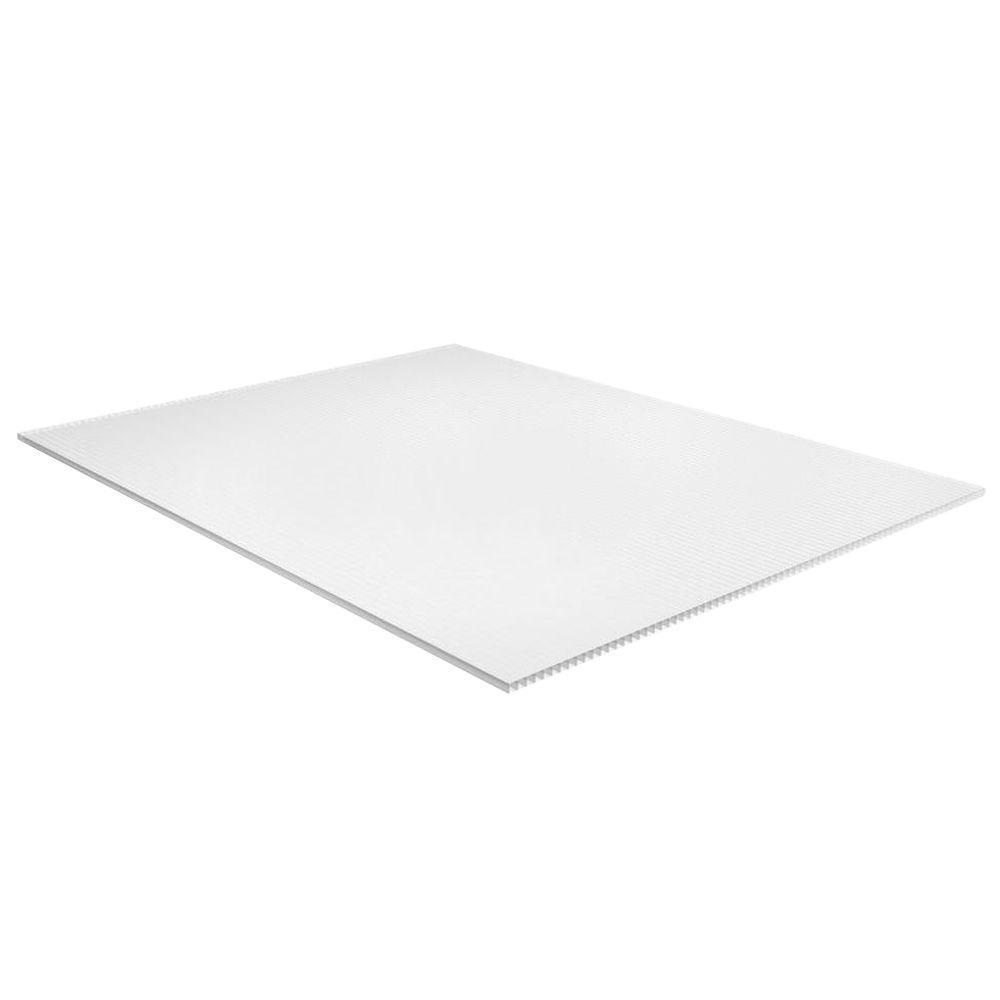 Plaque de plastique alvéolaire 4 mm, 450 × 300 mm — lot de 2